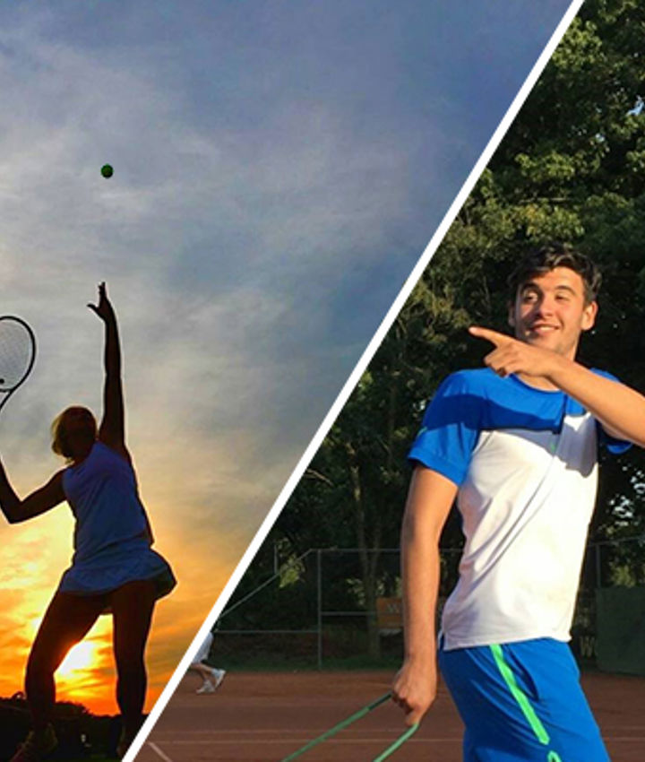 Yentl En Mick Wonnen De Champions League Op Het Nsk Tennis