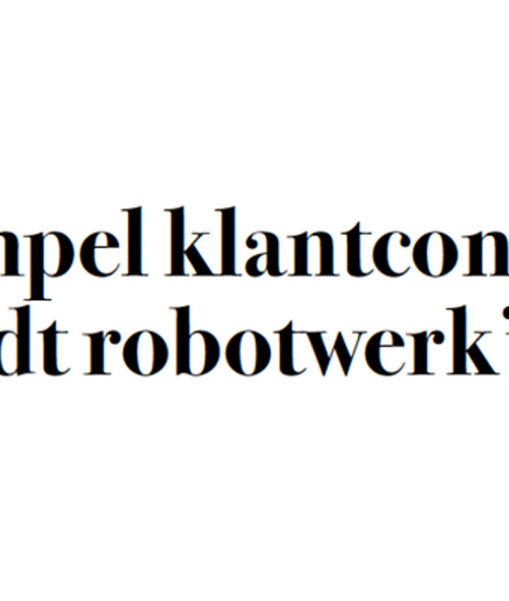 Meer Chatbots Minder Krapte Op De Arbeidsmarkt Voor Contactcenters