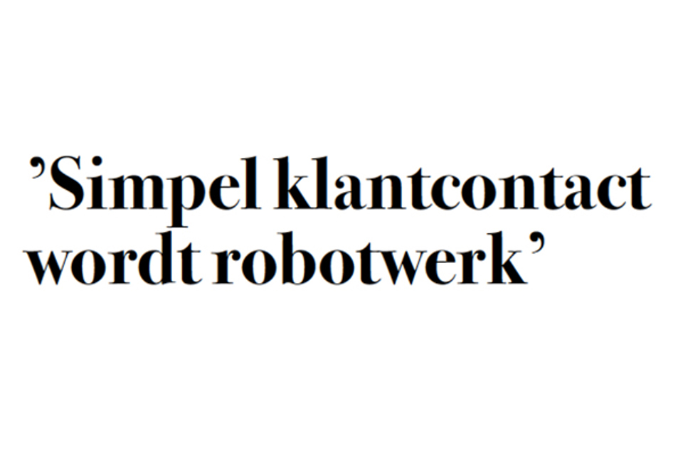 Meer Chatbots Minder Krapte Op De Arbeidsmarkt Voor Contactcenters Blogpost Afbeelding