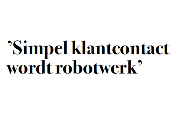 Meer Chatbots Minder Krapte Op De Arbeidsmarkt Voor Contactcenters