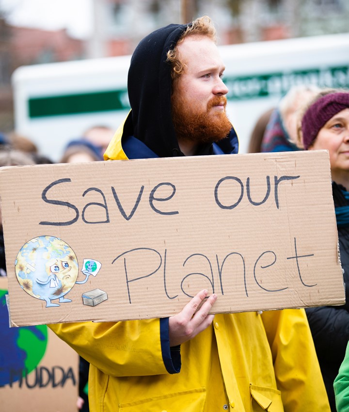 Save our planet - protest