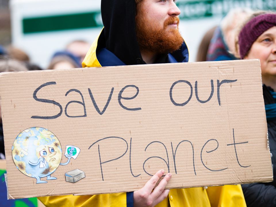 Save our planet - protest