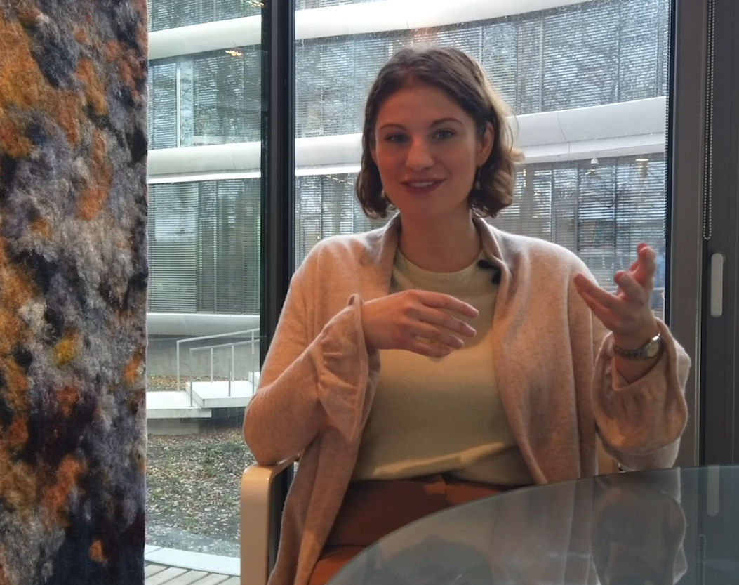 Sam Visser, student werkzaam bij Triodos Bank