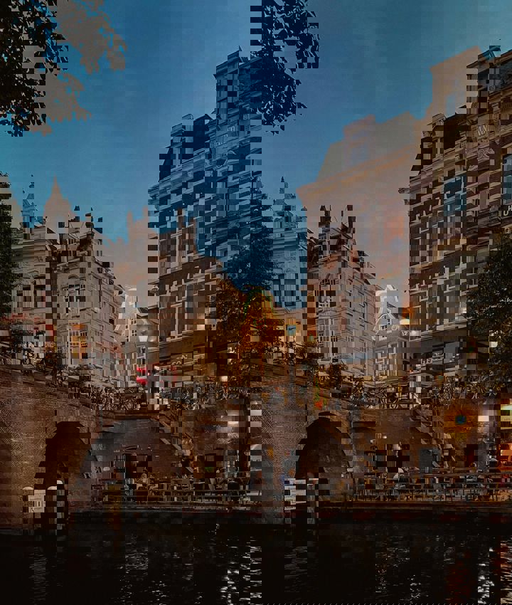 Utrecht Oudegracht Avond