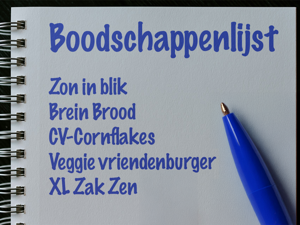 Boodschappenlijstje