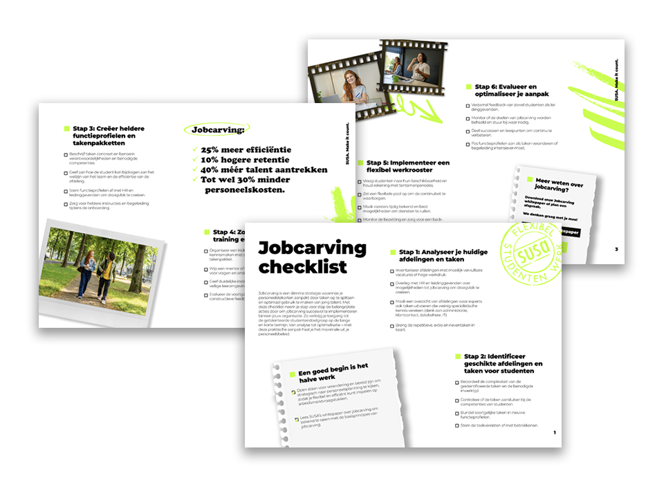 Checklist Jobcarving