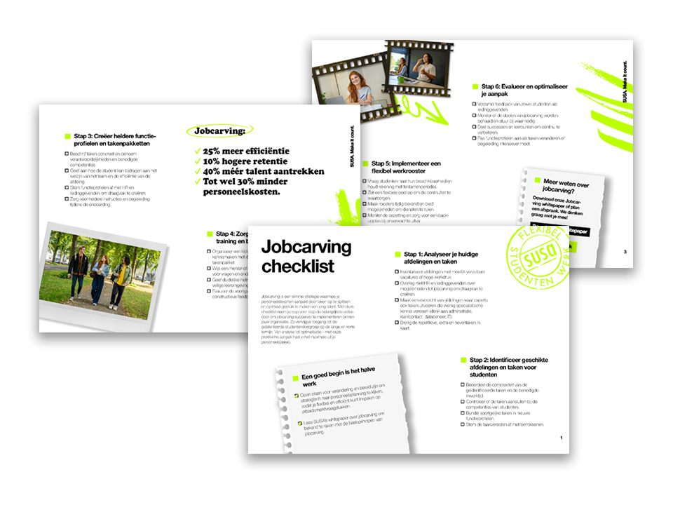 Jobcarving Checklist